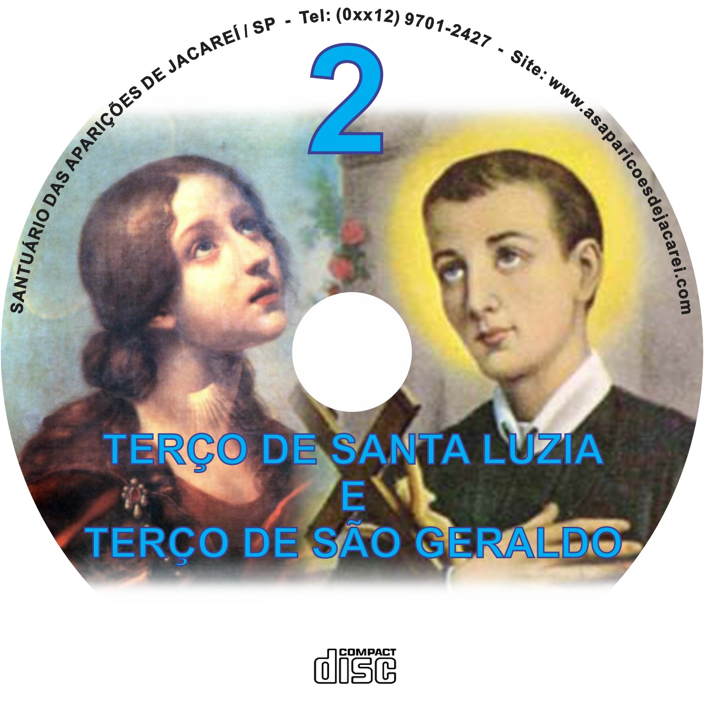 CD Terço de Santa Luzia e São Geraldo 2 CD Terço de Santa Luzia e São Geraldo 2